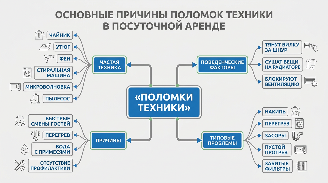 Основные причины поломок техники в аренде